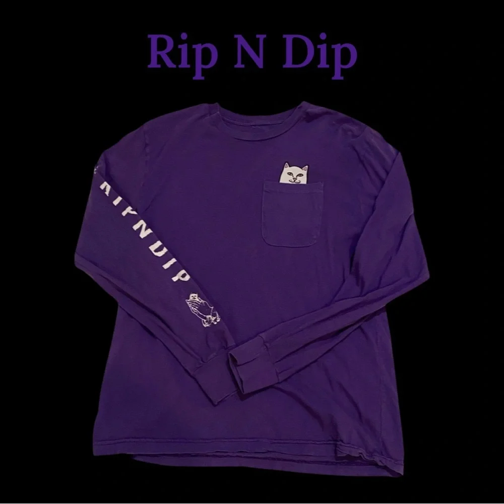 RipNDip Purple Long sleeve size small - Picture 1 of 6